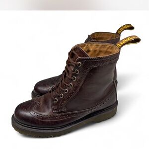 Dr. Martens Dark Brown Leather Boots